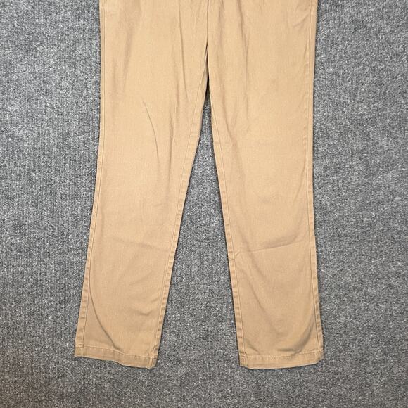 Volcom Pants Mens 30 Beige Chinos Straight Leg Flat Front Casual - Picture 2 of 10